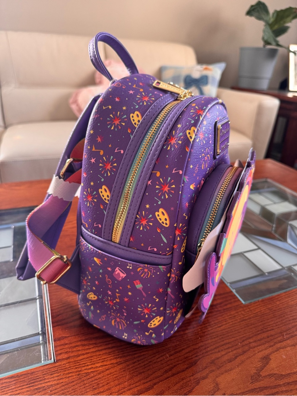 Disney Parks Figment Loungefly with glow in the dark Lightbulb LE - Picture 5 of 6